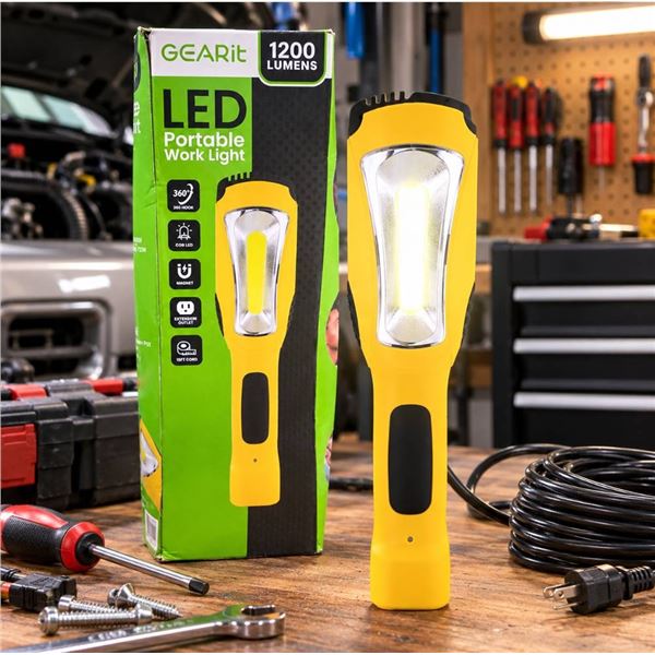 GEARit LED 1200 Lumen Portable Work Light
