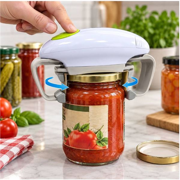 Hamilton Electric Jar Opener White Green
