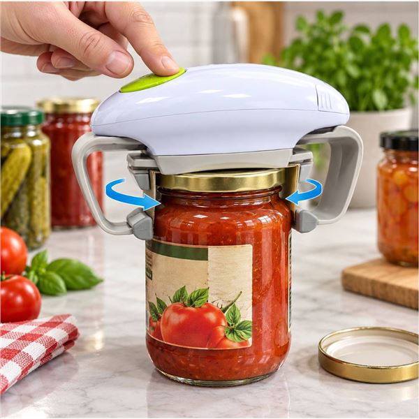 Hamilton Electric Jar Opener White Green