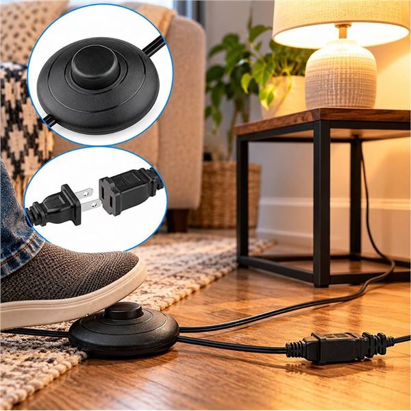Hobbyneer Foot Switch Extension Cord