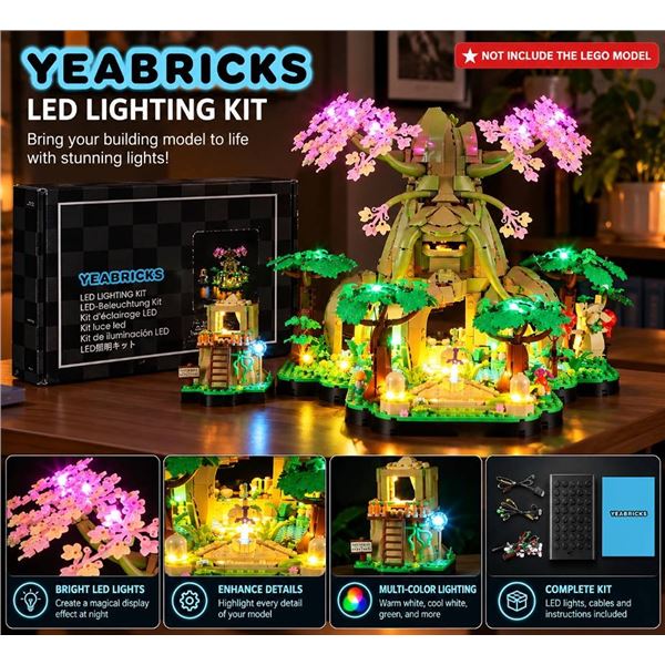 Yeabricks LED Lighting Kit for Lego Deku Tree