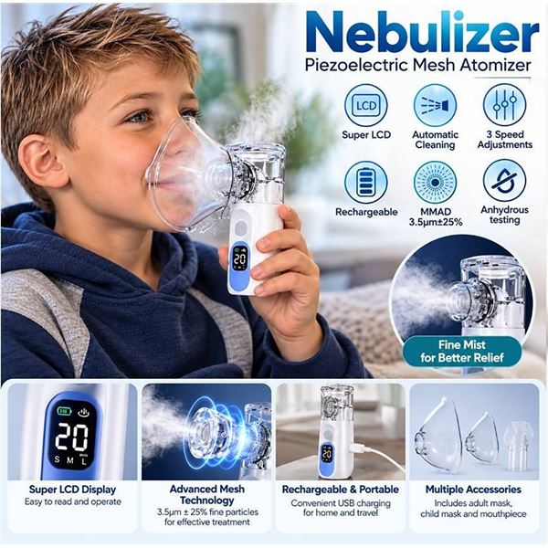 Nebulizer Piezoelectric Mesh Atomizer