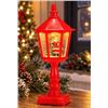 Image 1 : Red Battery Snow Globe Lantern US Adapter
