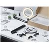 Image 1 : LED Ring Light With Adjustable Desk Mount Stand