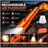 Image 1 : MICOLLE RGBW Rechargeable Flashlight for Car
