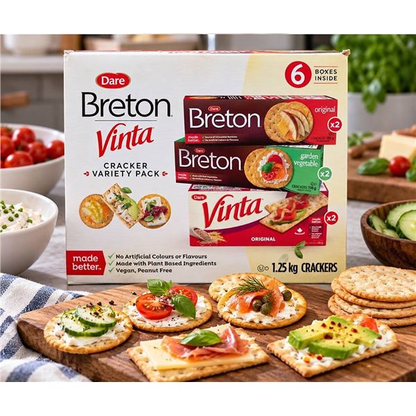 Dare Breton Vinta Cracker Variety Pack 1.25kg