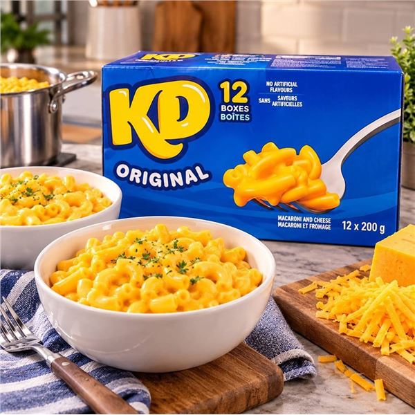 Kraft Dinner Original Macaroni 12x200g Canada