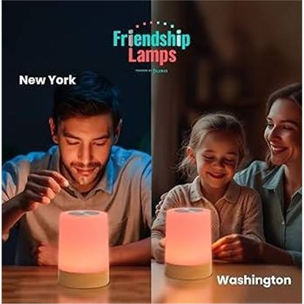 Lumi Friendship Lamps WiFi Touch Pair Set