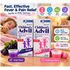 Image 1 : Children's Advil 230mL Grape Bubble Gum 2 Pack