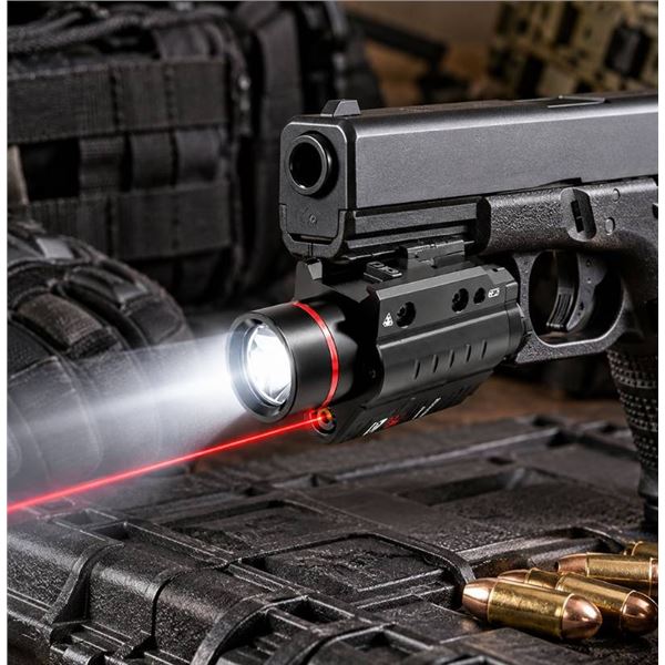 Feyachi LF-38 Red Laser Flashlight Combo