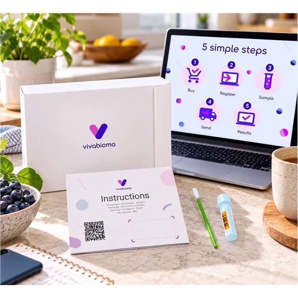 Vivabioma Advanced Gut Health At home TG6760 Diagnostic Test Kit (Pre Paid)