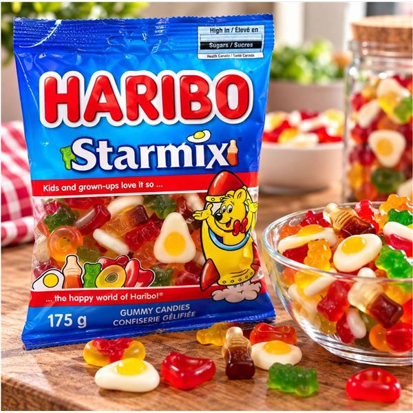Haribo Starmix Gummy Candy 175g Bag