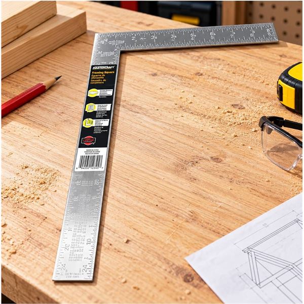 Johnson Aluminum Framing Square 16" x 24"