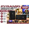 Image 1 : Pyramid 2060 3-Way Mini Box Speaker Pair