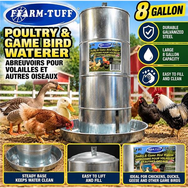 Little Giant Galvanized Poultry Feeder
