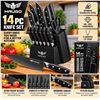 Image 1 : Haugo Obsidian Series 14pc Knife Set