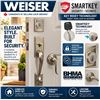 Image 1 : Weiser Lockset Satin Nickel SmartKey Grade 2