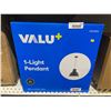 Image 2 : VALU+ 1-Light Pendant Black Finish Light