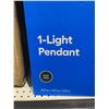 Image 4 : VALU+ 1-Light Pendant Black Finish Light