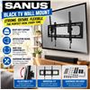 Image 1 : Adjustable Black Metal TV Wall Mount Bracket