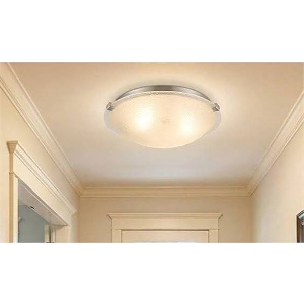 VALU+ Flushmount Ceiling Fixture Satin Nickel