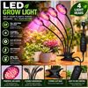 Image 1 : LED Grow Light for Indoor Plants, 4-Head