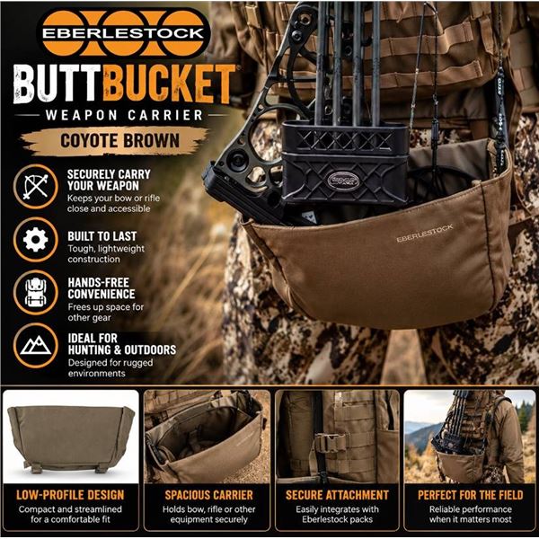 Eberlestock ButtBucket Weapon Carrier Coyote Brown