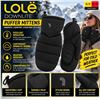 Image 1 : LolÃ« Downlite Black Puffer Mittens Size M
