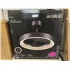 Image 2 : Artika Alton LED Ceiling Fan 60.9cm Black