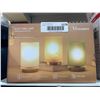 Image 2 : Minasium Glass Table Lamp LED Battery Timer