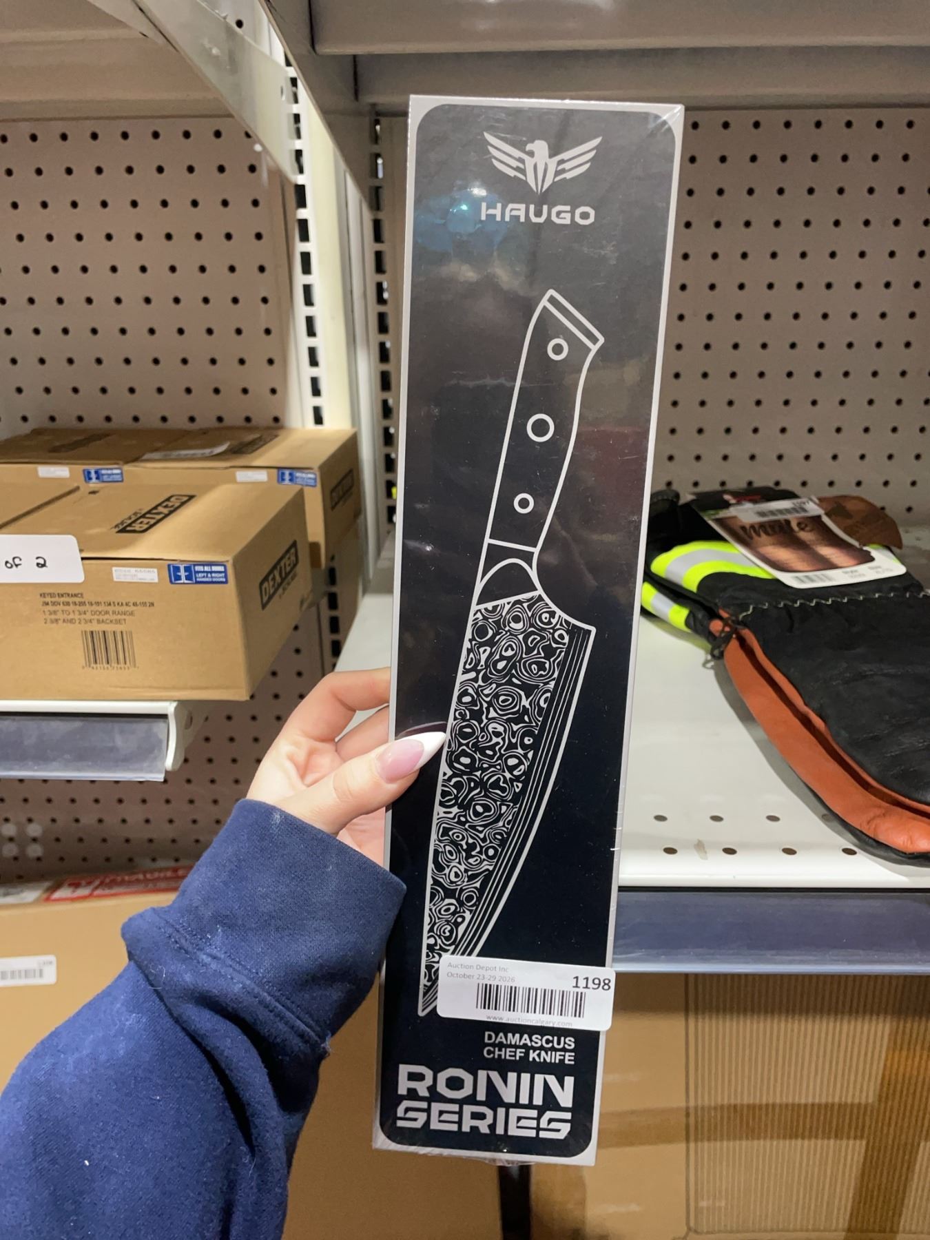 Haugo Damascus Chef Knife Ronin Series