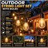 Image 1 : Outdoor String Light Set With Bulbs