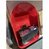 Image 2 : Steel Wheelbarrow 6 Cu. Ft. Red