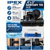 Image 1 : 14 IPEX 4"x3" ABS DWV Sanitary Tee Fitting