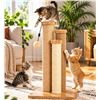 Image 3 : Amazon Basics Triple Cat Scratching Post Beige