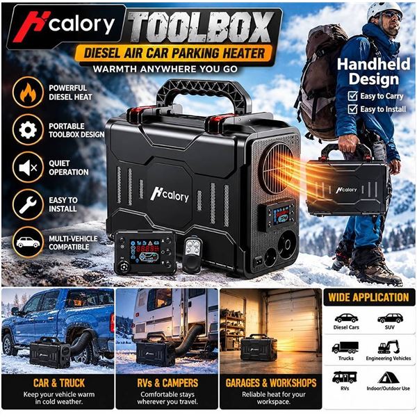 Hcalory 8kW Diesel Air Car Parking Heater