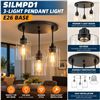 Image 1 : SILMPD1 3-Light Pendant Light E26 Base