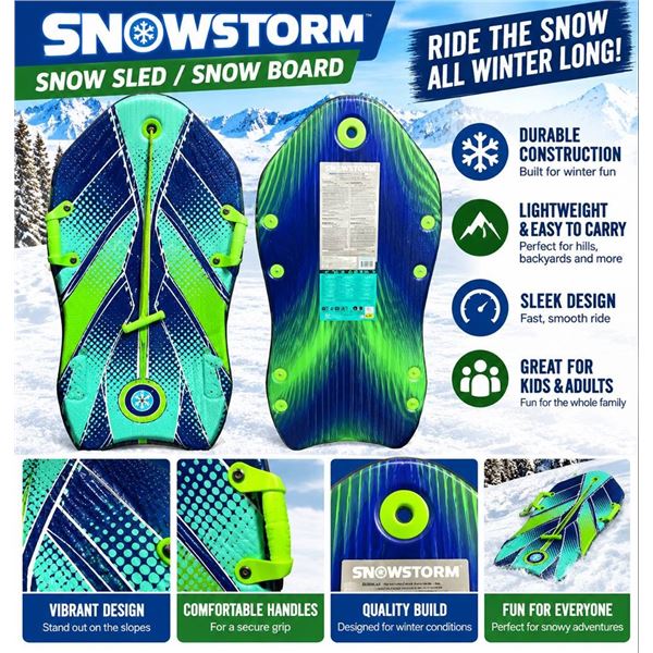 Sno-Storm Viper Nex Foam Snow Sled 50"