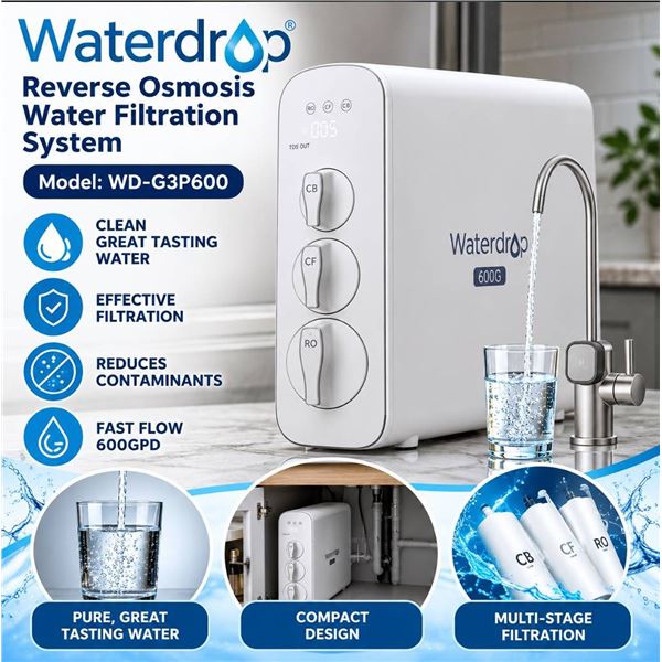 Waterdrop WD-G3P600 Reverse Osmosis System