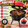 Image 1 : Portable Charcoal Grill Red Steel 8 Burger apacity