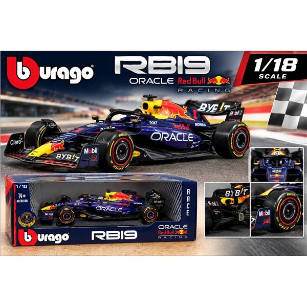 Bburago 1:18 RB19 F1 Car Las Vegas GP Livery