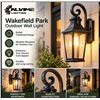 Image 1 : ALVIME Outdoor Wall Light HY90041BK New