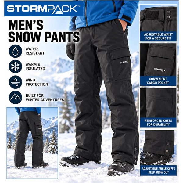 Sunice Stormpack Men's Snowpants XL Black