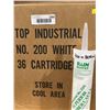 Image 4 : Lot of 36 Rain Buster No. 200 White Caulk Cartridges