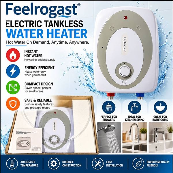 Feelrogast Electric Tankless Water Heater