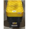 Image 2 : HDX 26L Storage Totes, 5 Pack With Lids