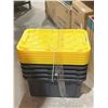 Image 5 : HDX 26L Storage Totes, 5 Pack With Lids