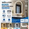 Image 1 : WELLFOR Bonie 24x36 Lighted Frame Mirror