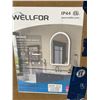 Image 4 : WELLFOR Bonie 24x36 Lighted Frame Mirror