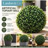Image 1 : Landon & Co. Artificial Topiary Ball 15-Inch